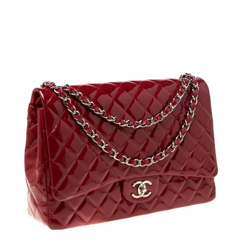 chanel classic flap bag red|Chanel classic flap bag vintage.